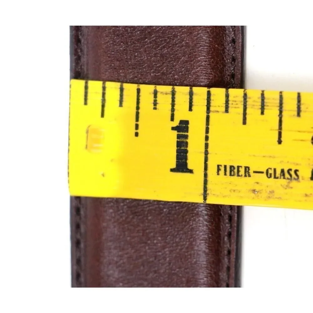 Men's Warehous BROWN GENUINE LEATHER 1 1/4